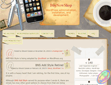 Tablet Screenshot of buynowshop.com